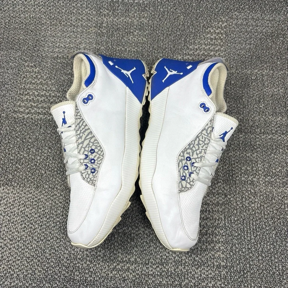 Nike Air Jordan ADG 2 Golf Shoes White Racer Blue Cement CT7812-101 Mens Sz 11.5